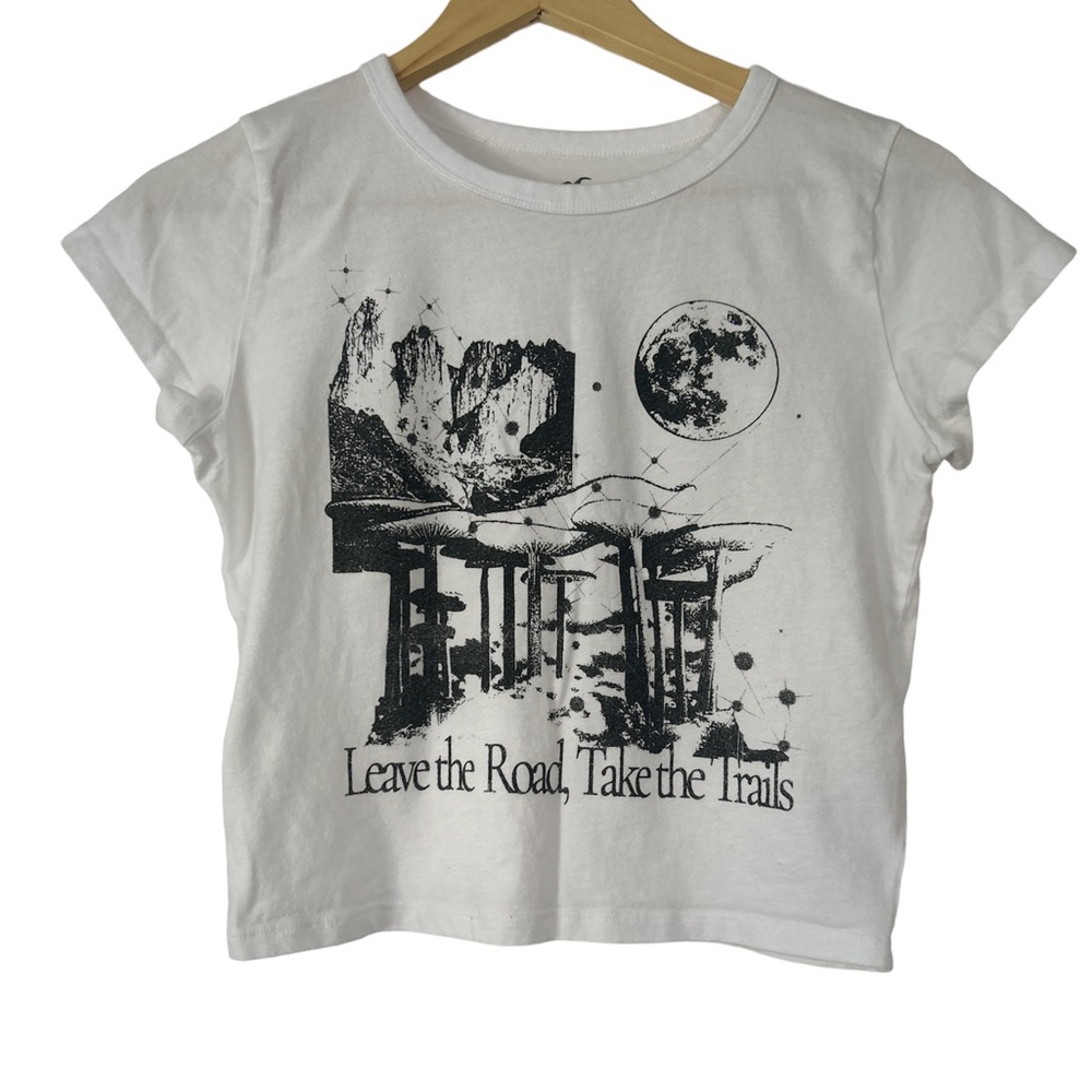 Hollister Leave the Road Take the Trails Crop Top (small) - Picture 2 of 5